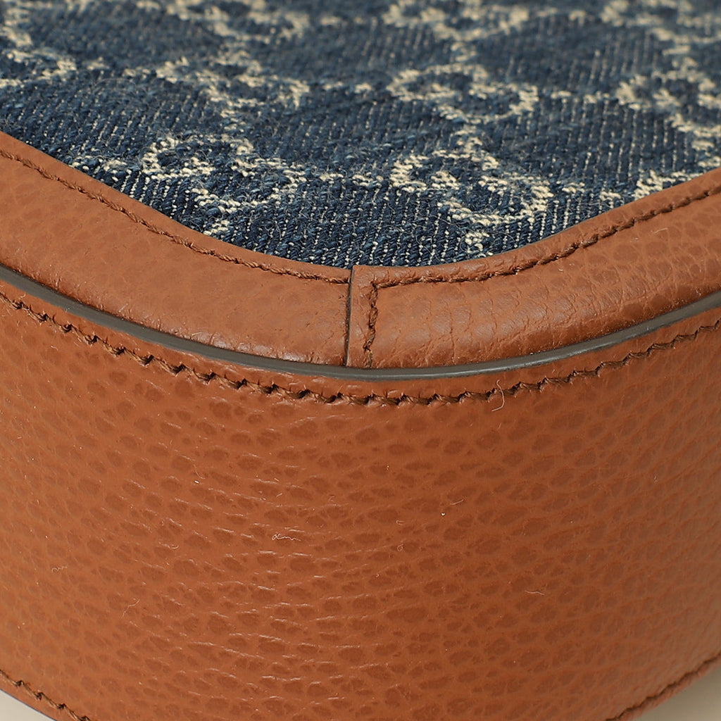 Gucci Bicolor GG Horsebit 1955 Mini Shoulder Bag