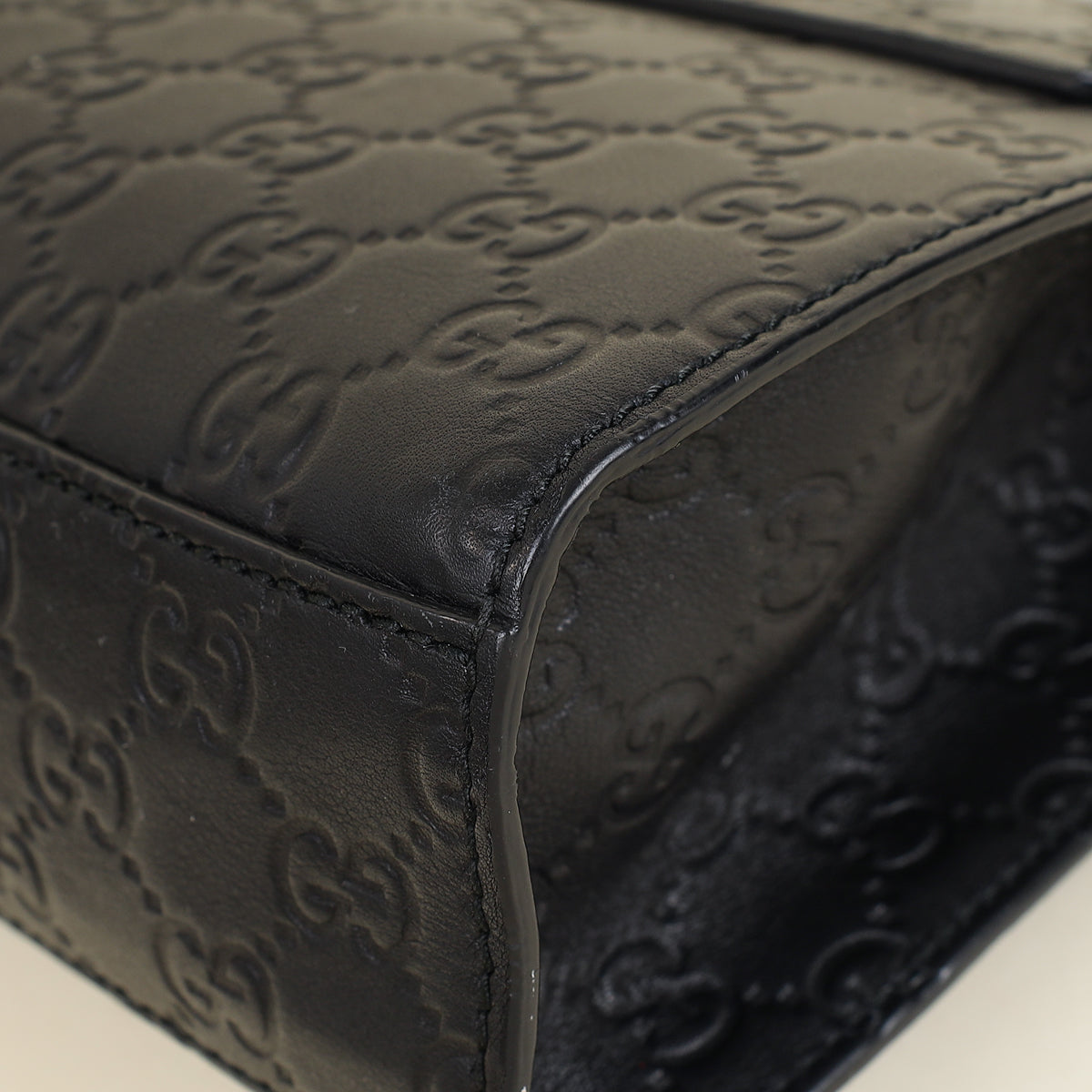 Gucci Balck Guccissima Emily Medium Shoulder Bag