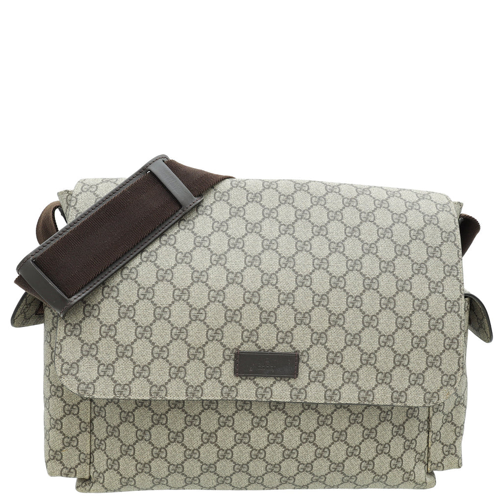 Gucci Ebony GG Supreme Baby Changing Bag