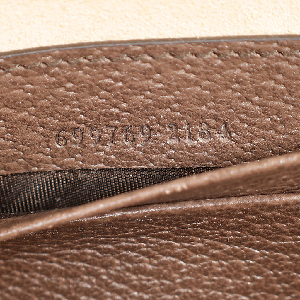 Gucci Bicolor GG Supreme Ophidia Wristlet Pouch