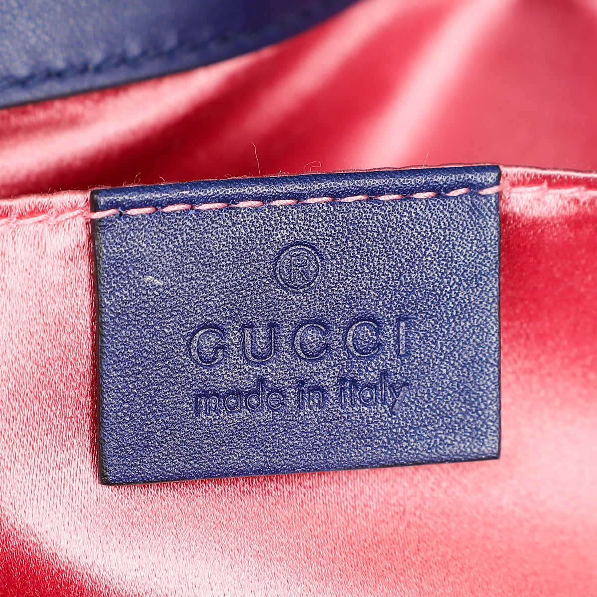 Gucci Blue Velvet GG Marmont Mini Shoulder Bag