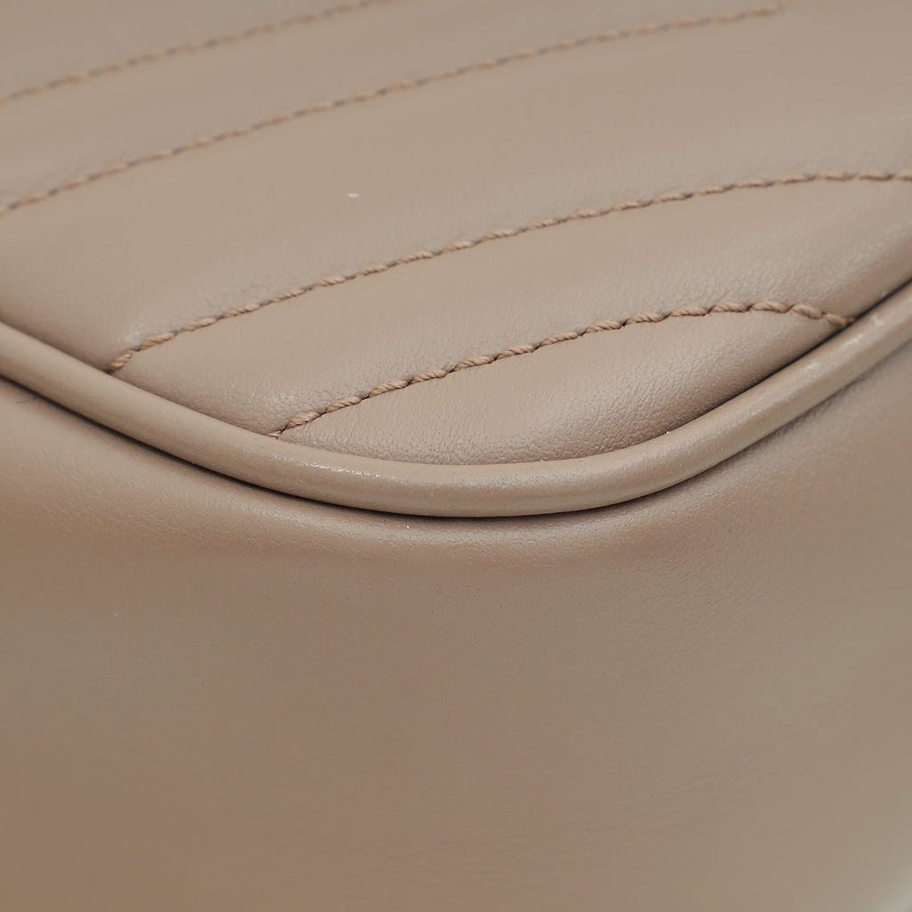 Gucci Dusty Pink GG Marmont Small Camera Bag