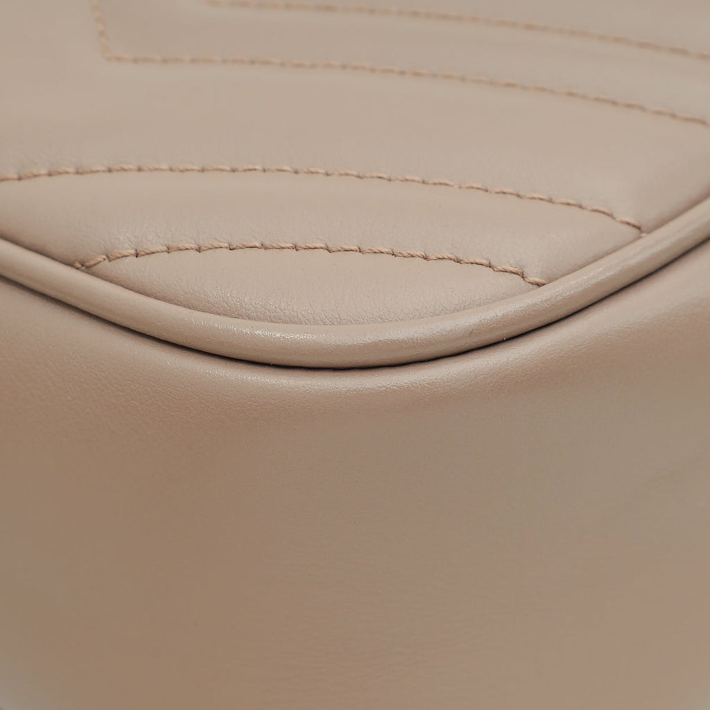 Gucci Dusty Pink GG Marmont Small Camera Bag