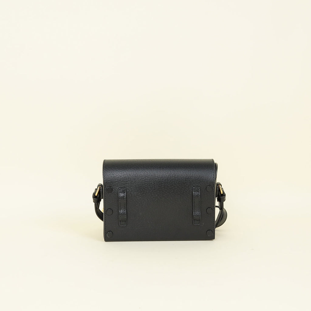 Gucci Black Horsebit 1955 Shoulder Bag