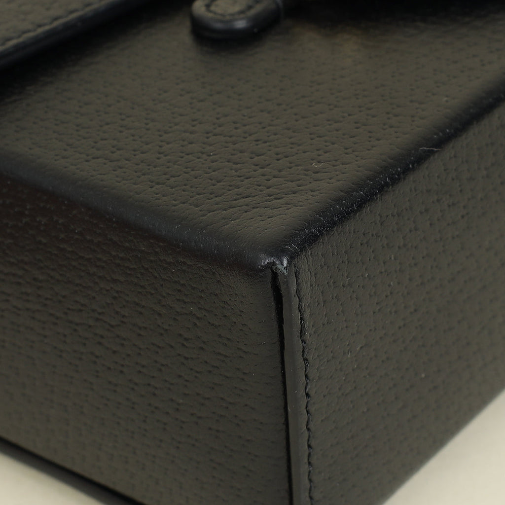 Gucci Black Horsebit 1955 Shoulder Bag