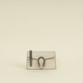 Gucci White Crystal Dionysus Super Mini Bag