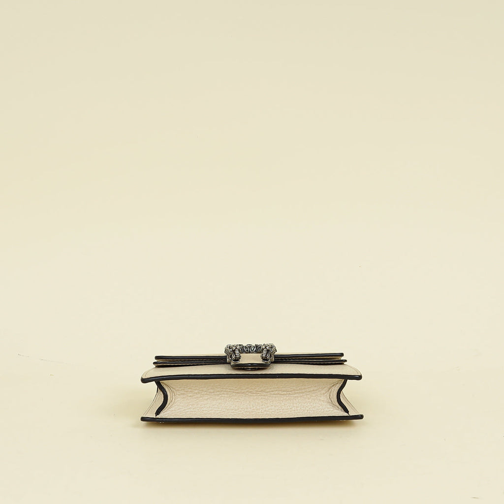 Gucci White Crystal Dionysus Super Mini Bag