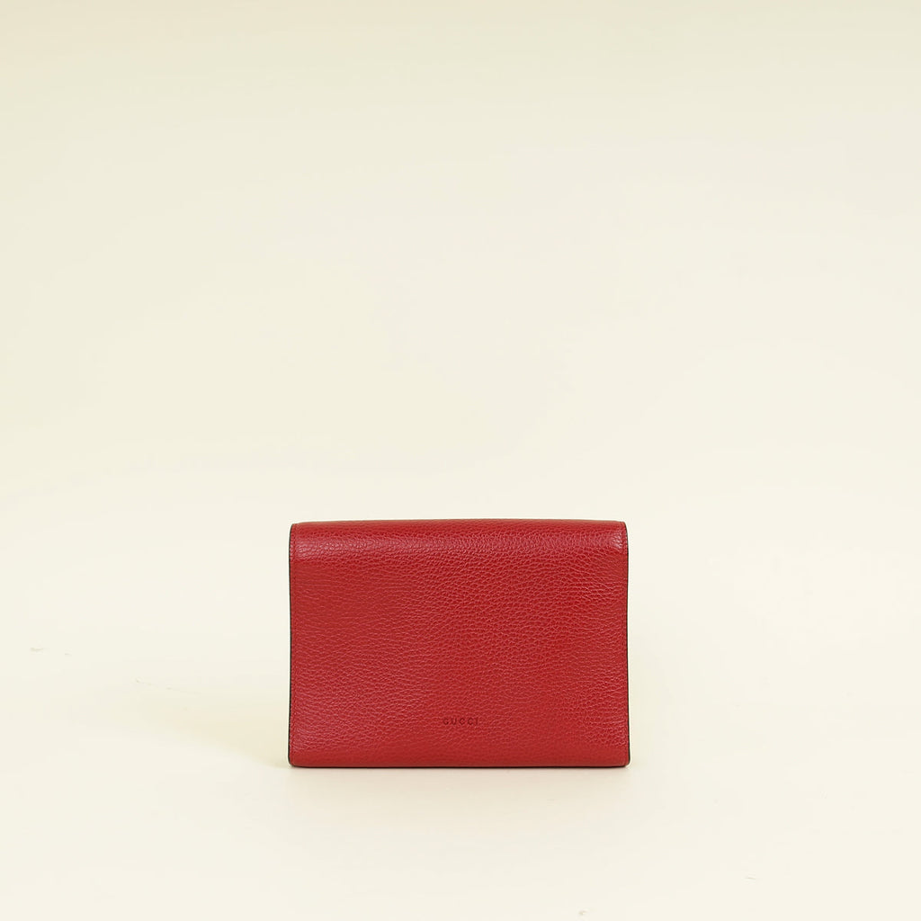 Gucci Red Dionysus Crystal Mini Chain Bag
