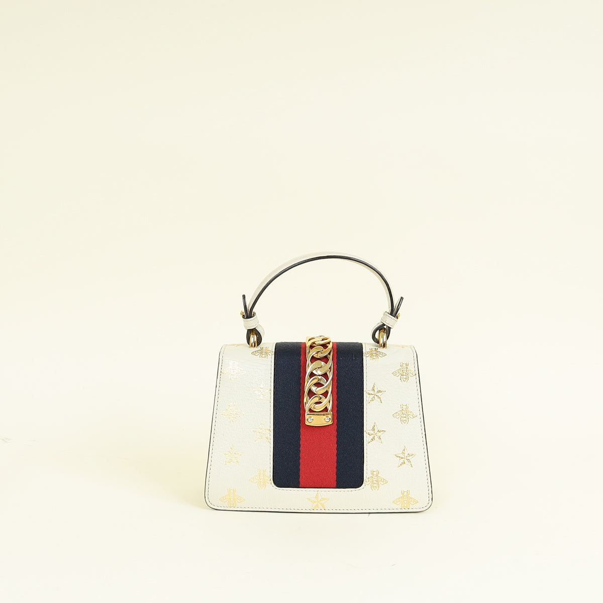 Gucci Sylvie Bee Star Mini Top Handle Bag