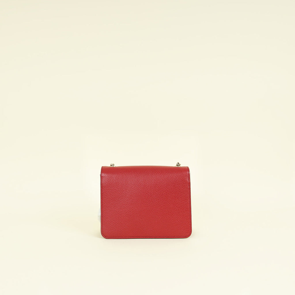 Gucci Red Interlocking G Small Shoulder Bag