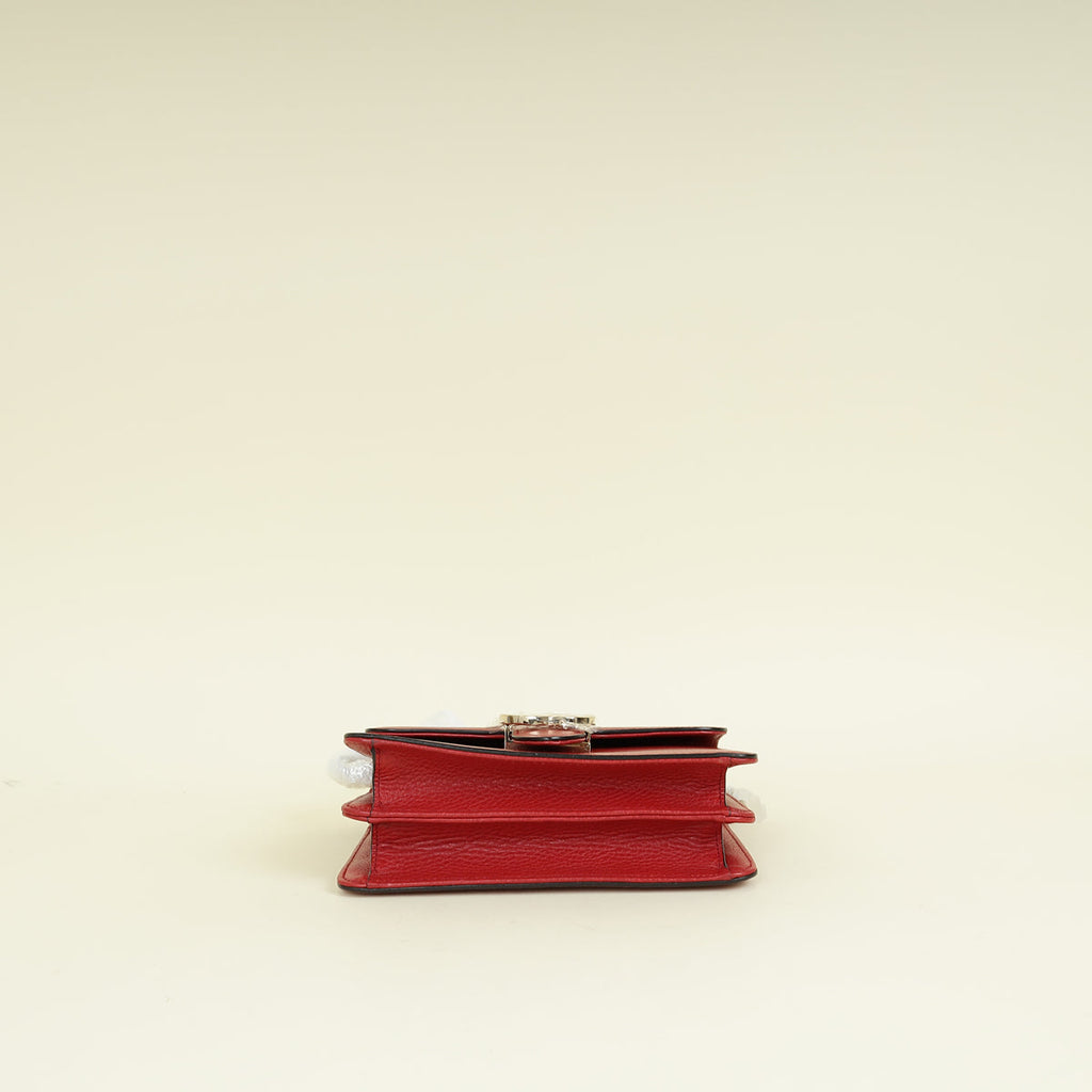 Gucci Red Interlocking G Small Shoulder Bag