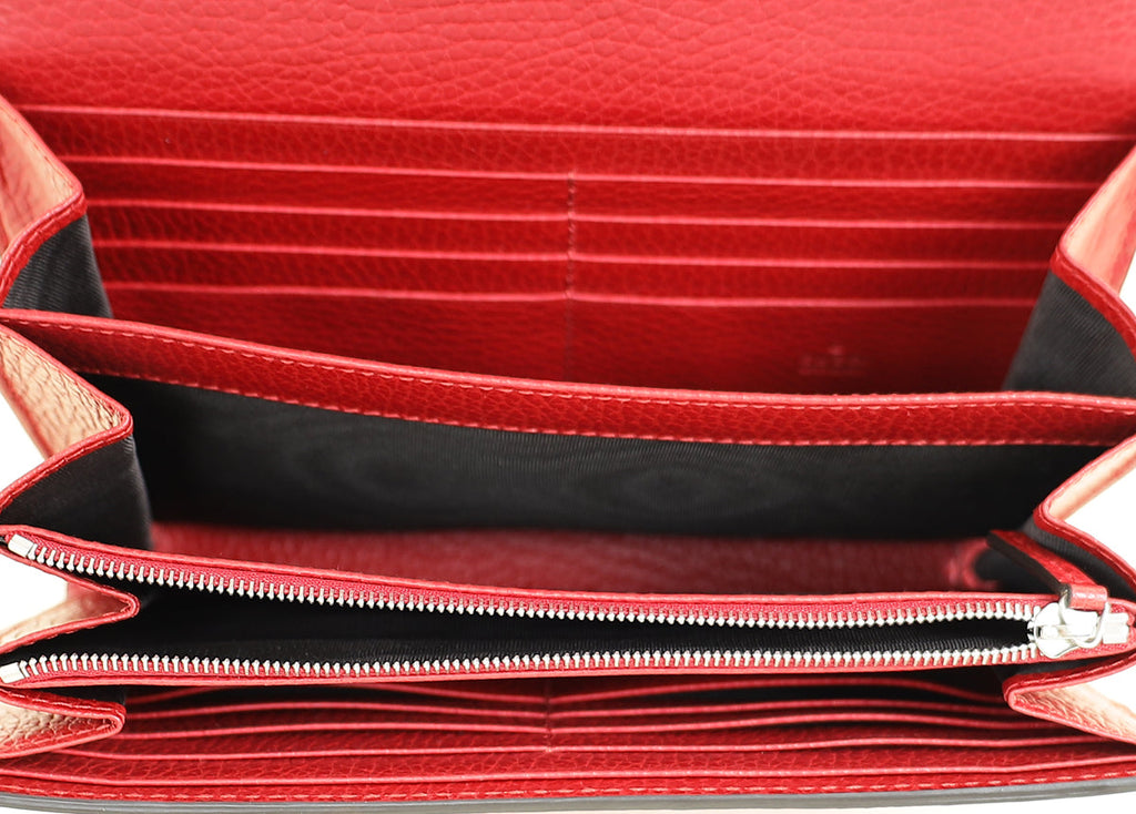 Gucci Red Dionysus Wallet On Chain