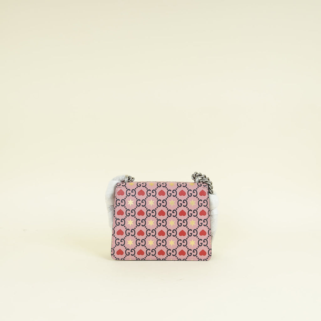 Gucci Pink Multicolor Valentine's Day Exclusive Dionysus Mini Bag