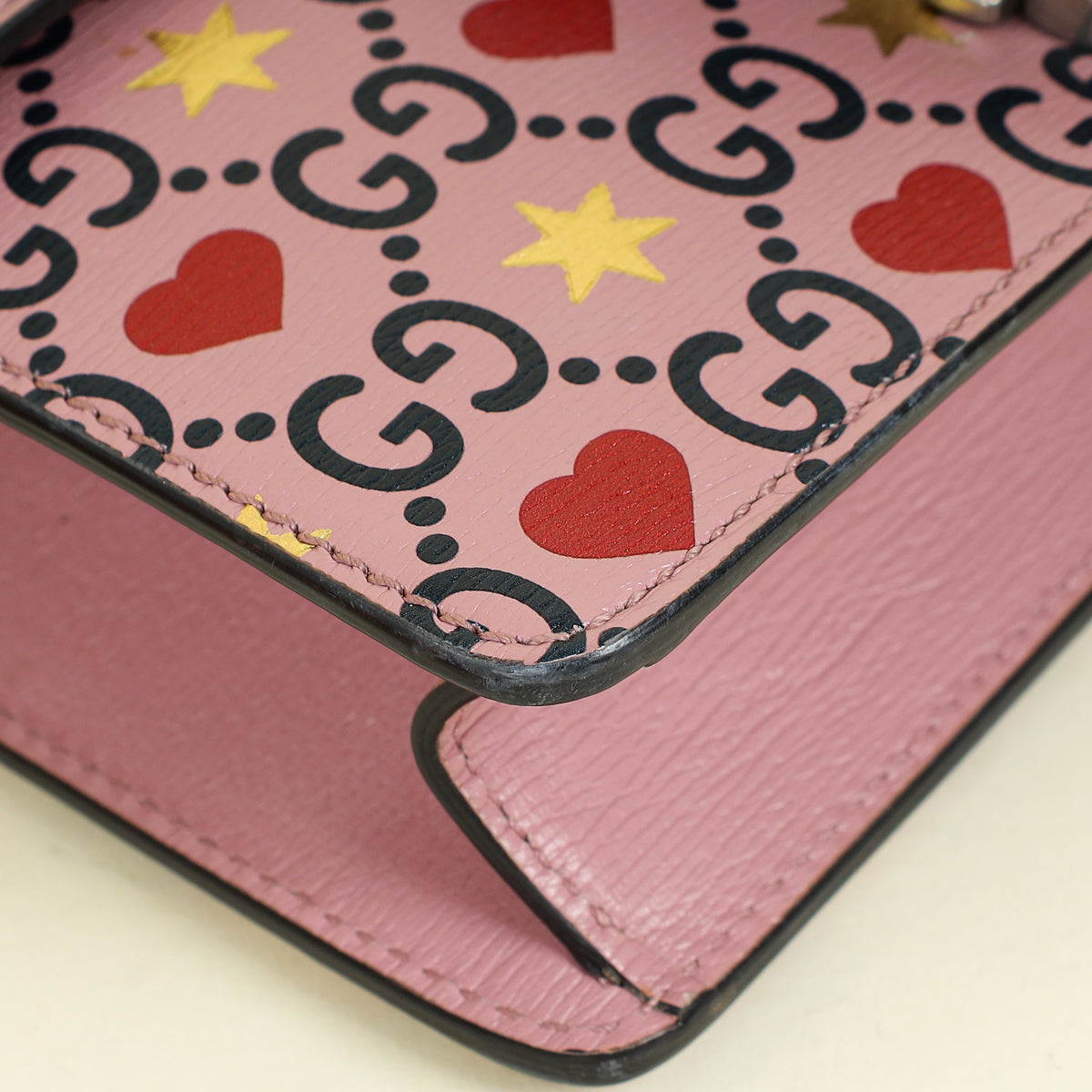 Gucci Pink Multicolor Valentine's Day Exclusive Dionysus Mini Bag