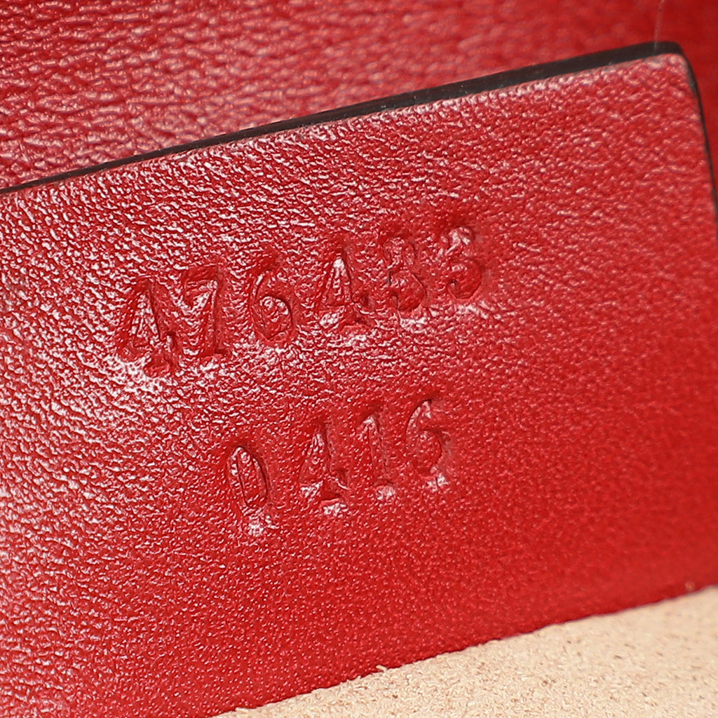 Gucci Red GG Marmont Matelasse Mini Bag