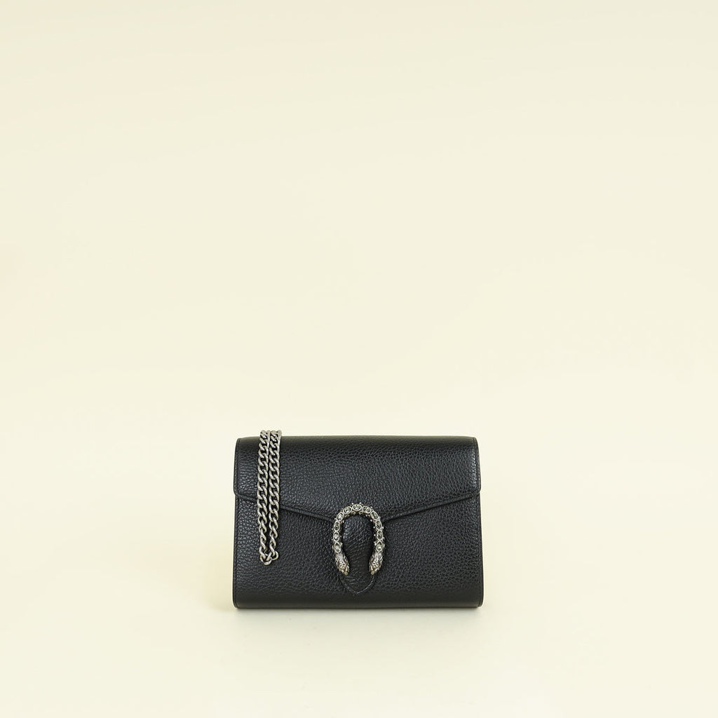 Gucci Black Dionysus Wallet On Chain