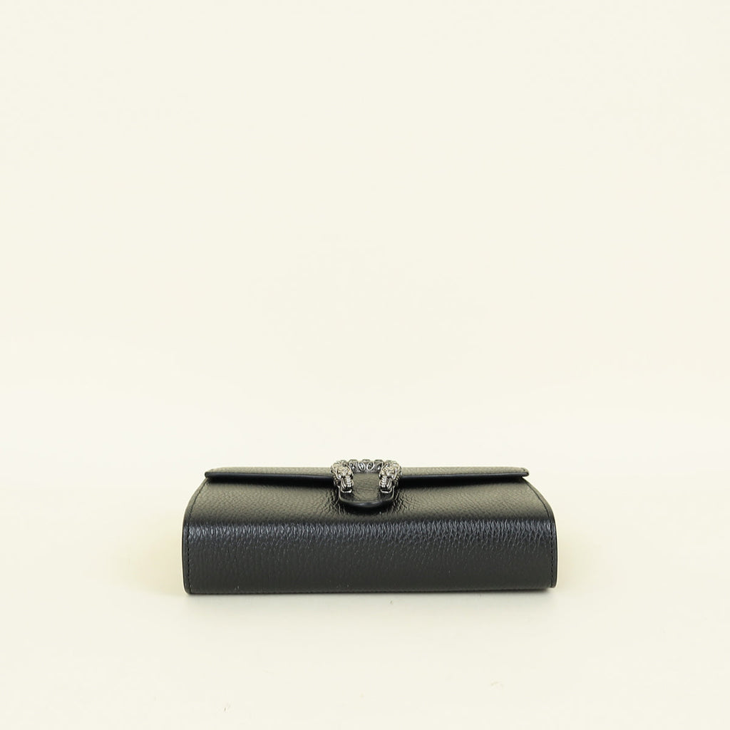Gucci Black Dionysus Wallet On Chain