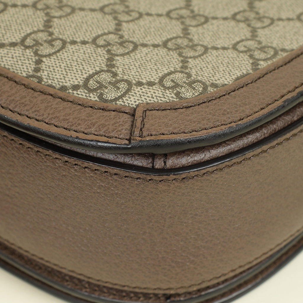 Gucci Bicolor GG Supreme Small Ophidia GG Shoulder Bag