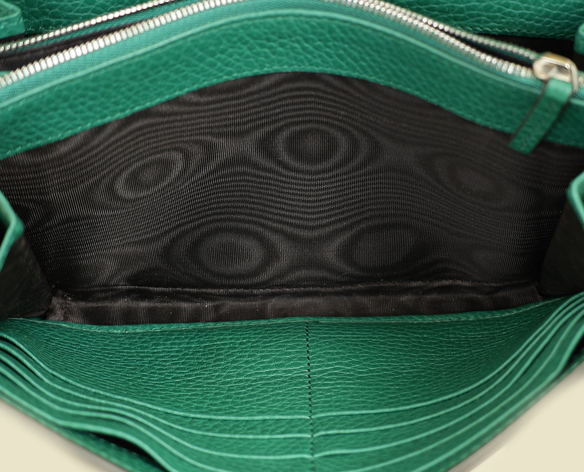 Gucci Emerald Green Dionysus Mini Chain Wallet