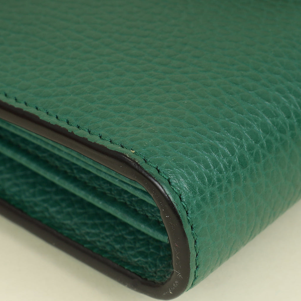 Gucci Emerald Green Dionysus Mini Chain Wallet