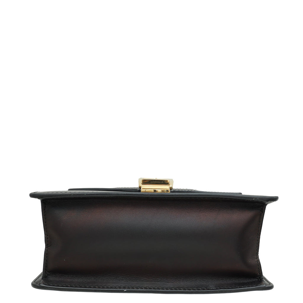 Gucci Black Sylvie Mini Top Handle Bag