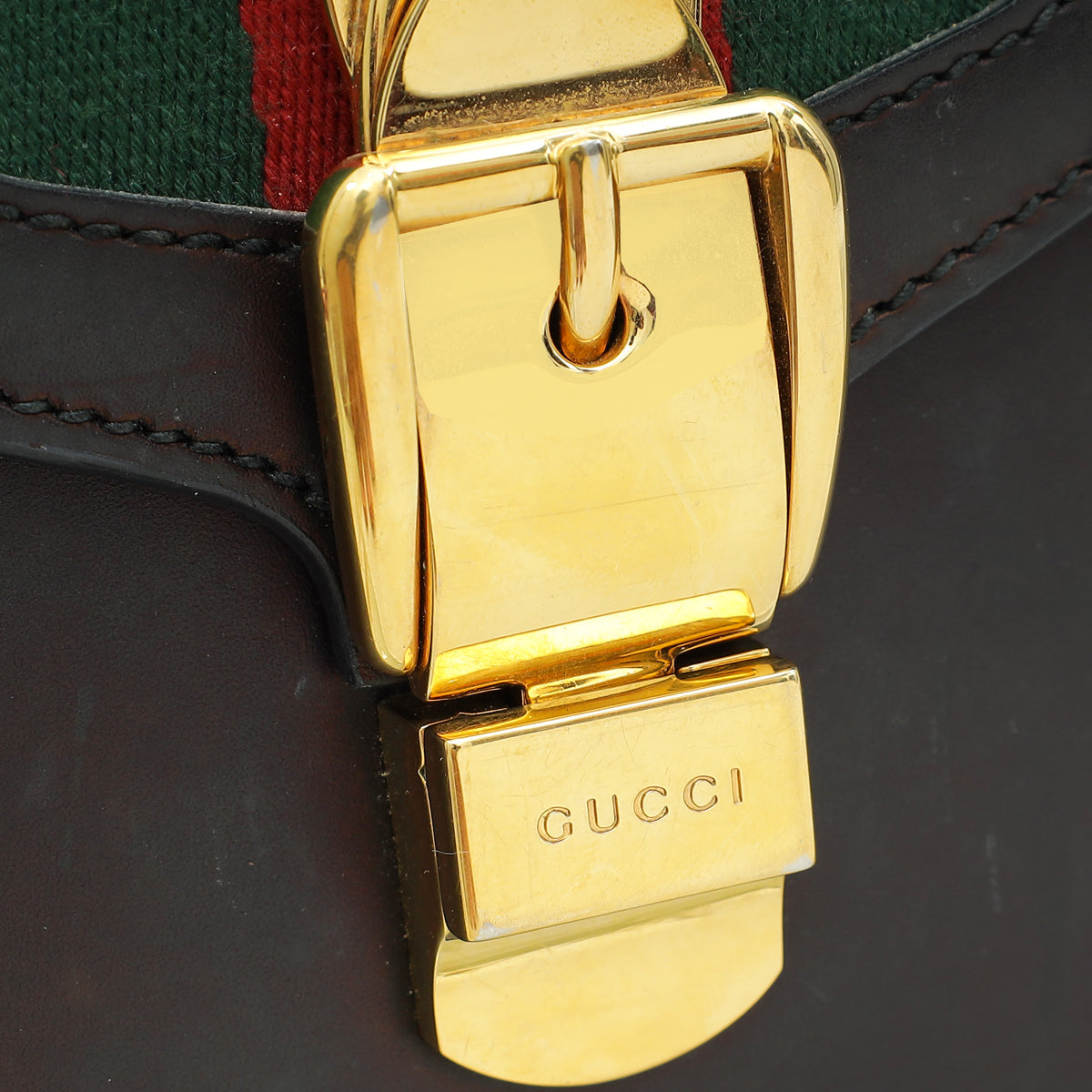Gucci Black Sylvie Mini Top Handle Bag