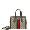 Gucci Ebony GG Supreme Ophidia Small Tote Bag