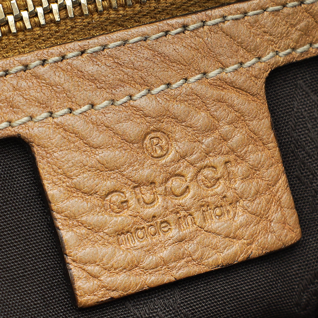 Gucci Bicolor GG Interlocking Dome Satchel Bag