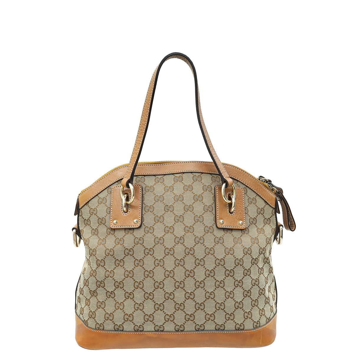 Gucci Bicolor GG Interlocking Dome Satchel Bag