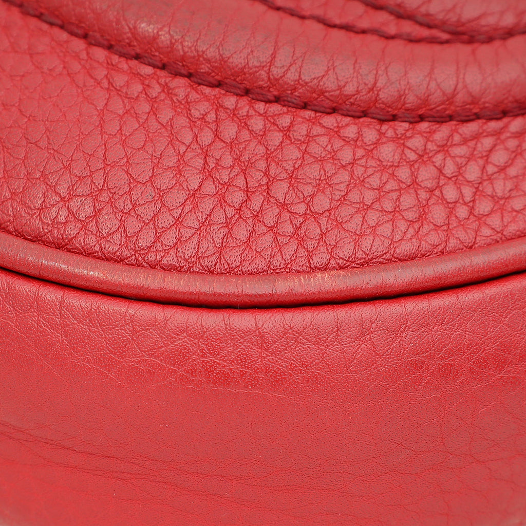 Gucci Red Soho Tassel Chain Mini Bag