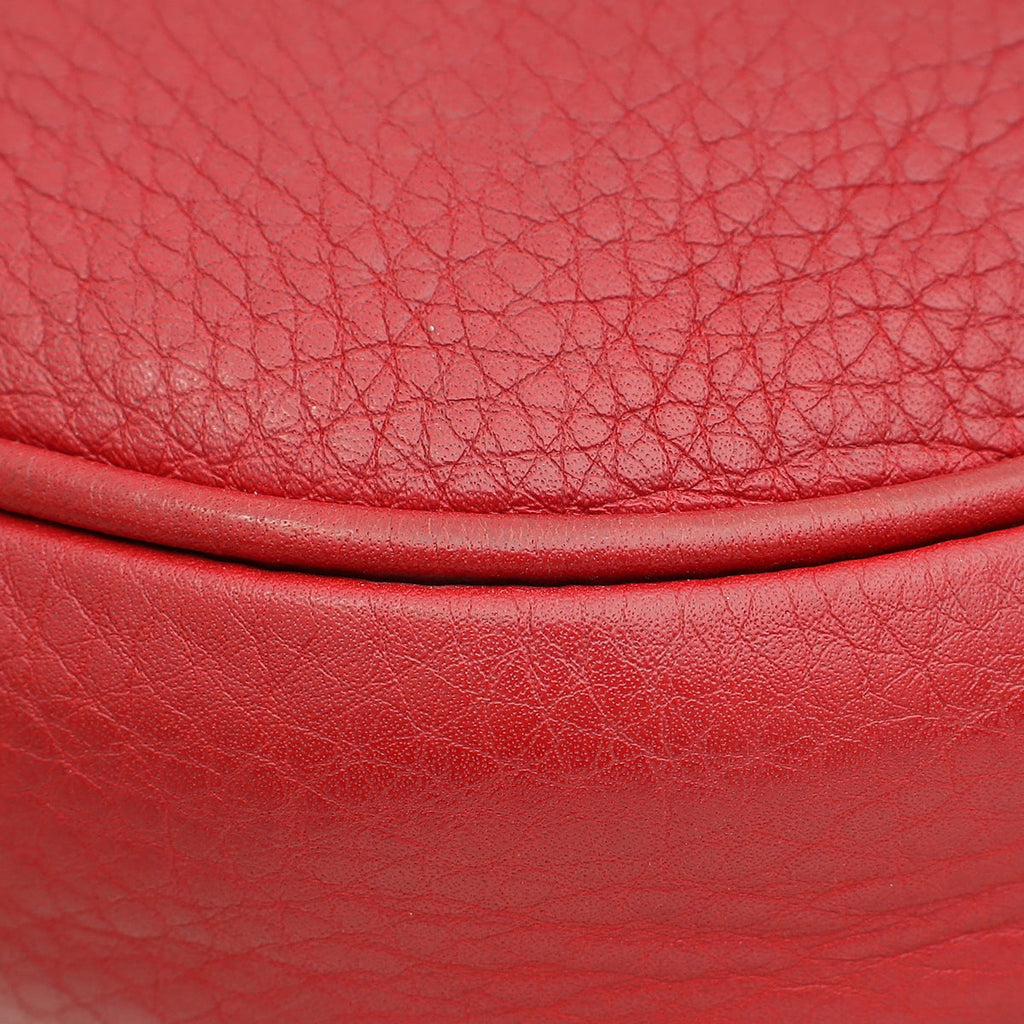 Gucci Red Soho Tassel Chain Mini Bag