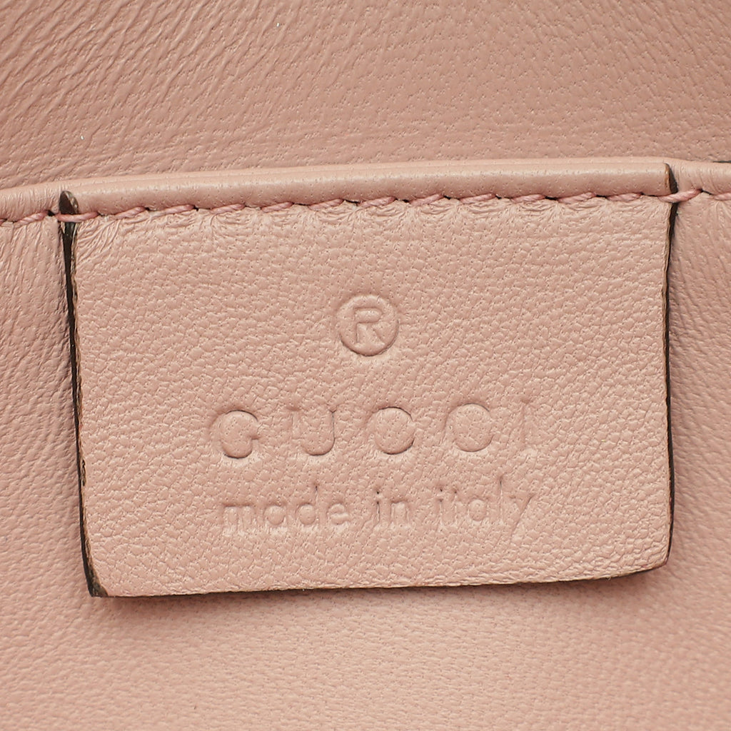 Gucci Metallic Bronze GG Crystal Broadway Clutch