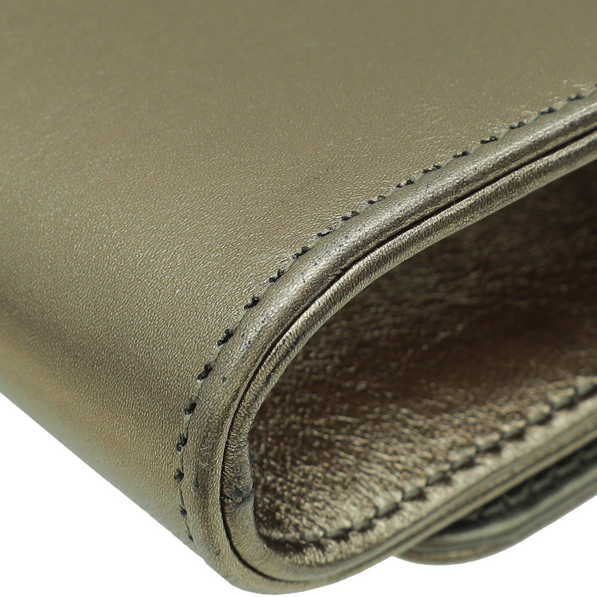 Gucci Metallic Bronze GG Crystal Broadway Clutch
