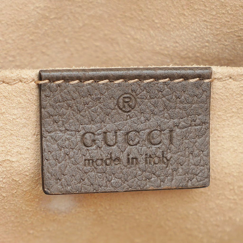 Gucci Bicolor GG Supreme Ophidia Small Shoulder Bag