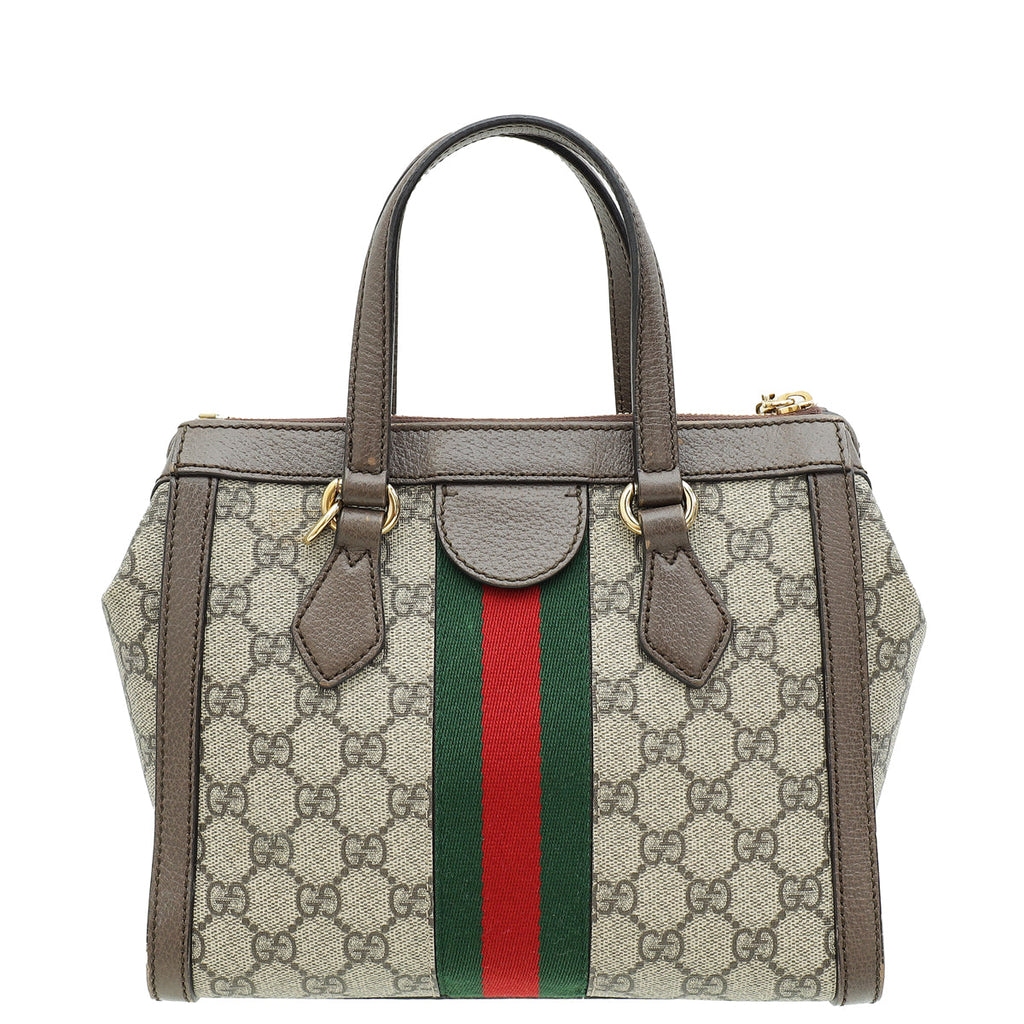 Gucci Bicolor GG Supreme Ophidia Small Shoulder Bag