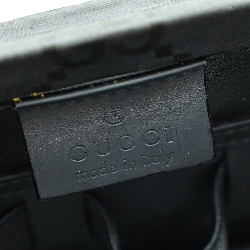Gucci Black GG Vanity Case