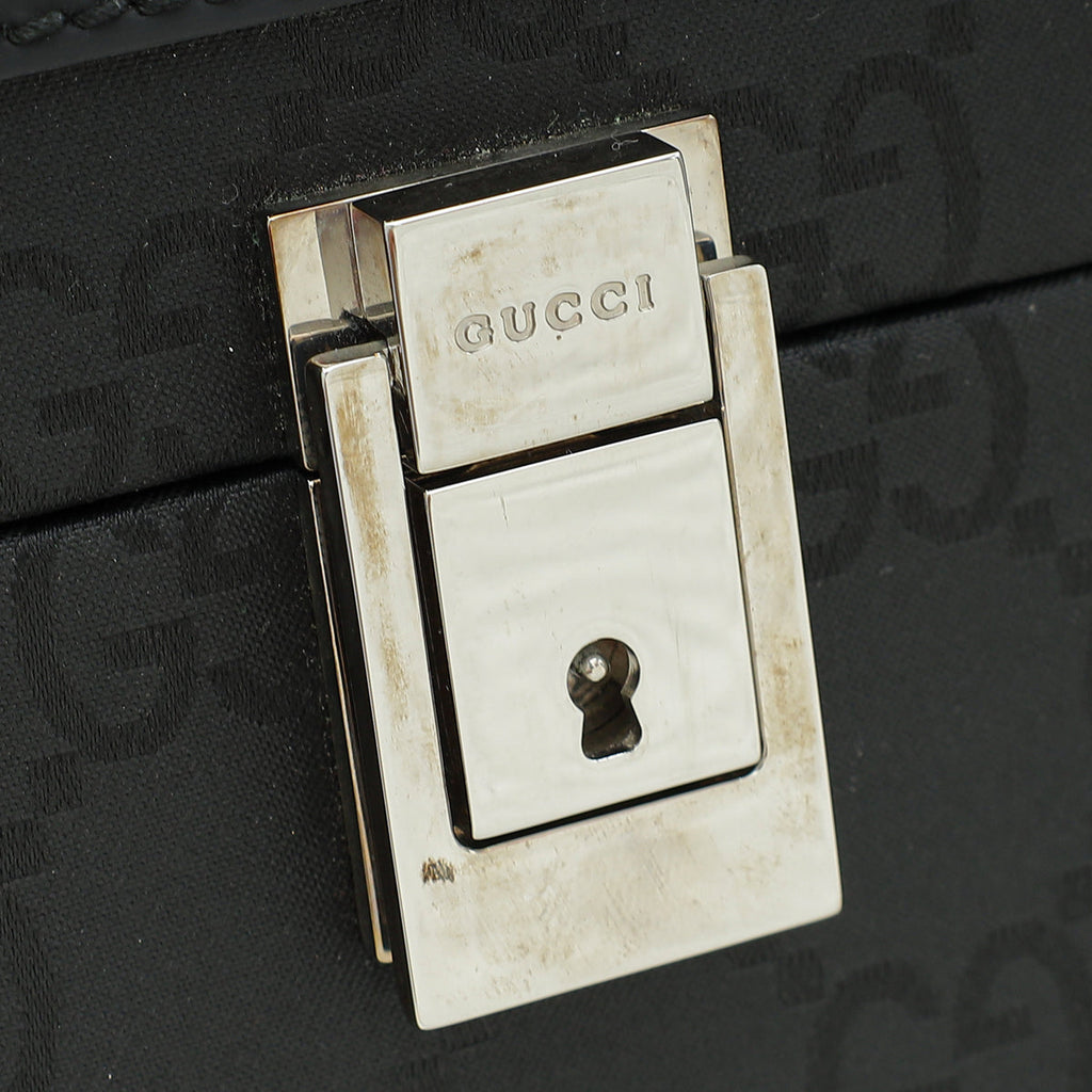 Gucci Black GG Vanity Case