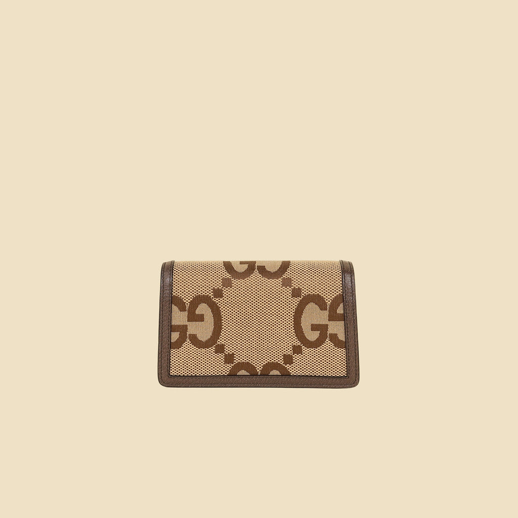 Gucci Ebony Jumbo GG Dionysus Mini Bag