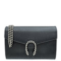 Gucci Black Crystal Dionysus Mini Chain Shoulder Bag
