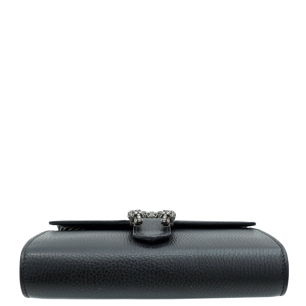 Gucci Black Crystal Dionysus Mini Chain Shoulder Bag