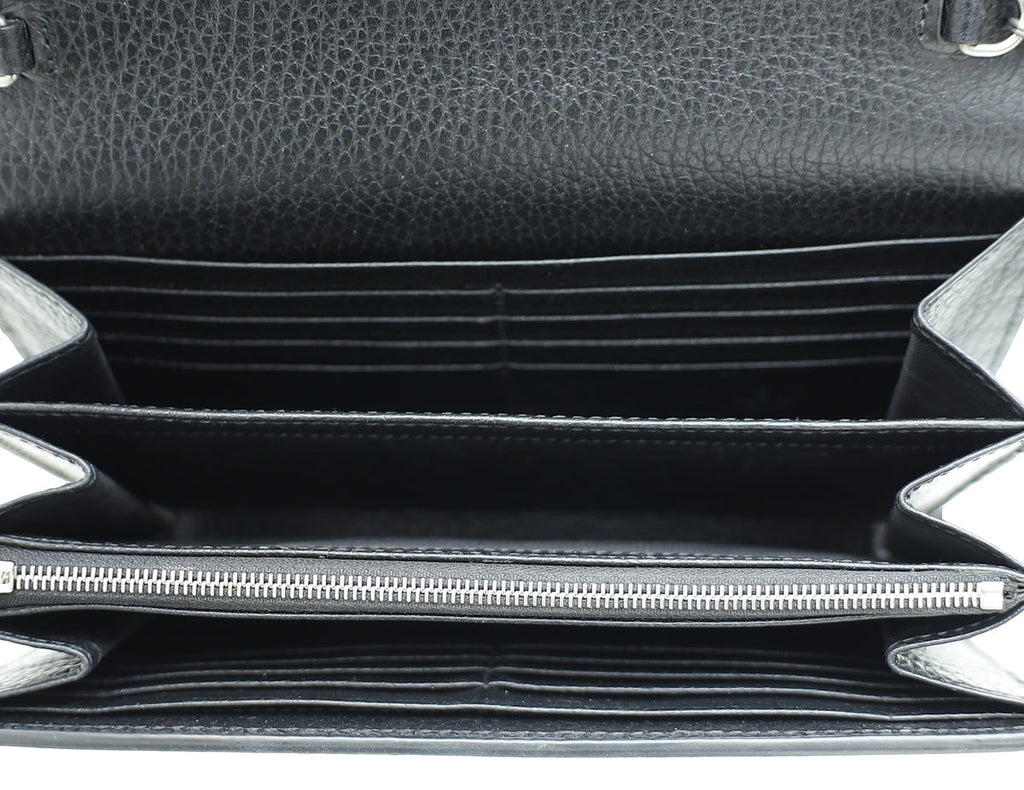 Gucci Black Crystal Dionysus Mini Chain Shoulder Bag