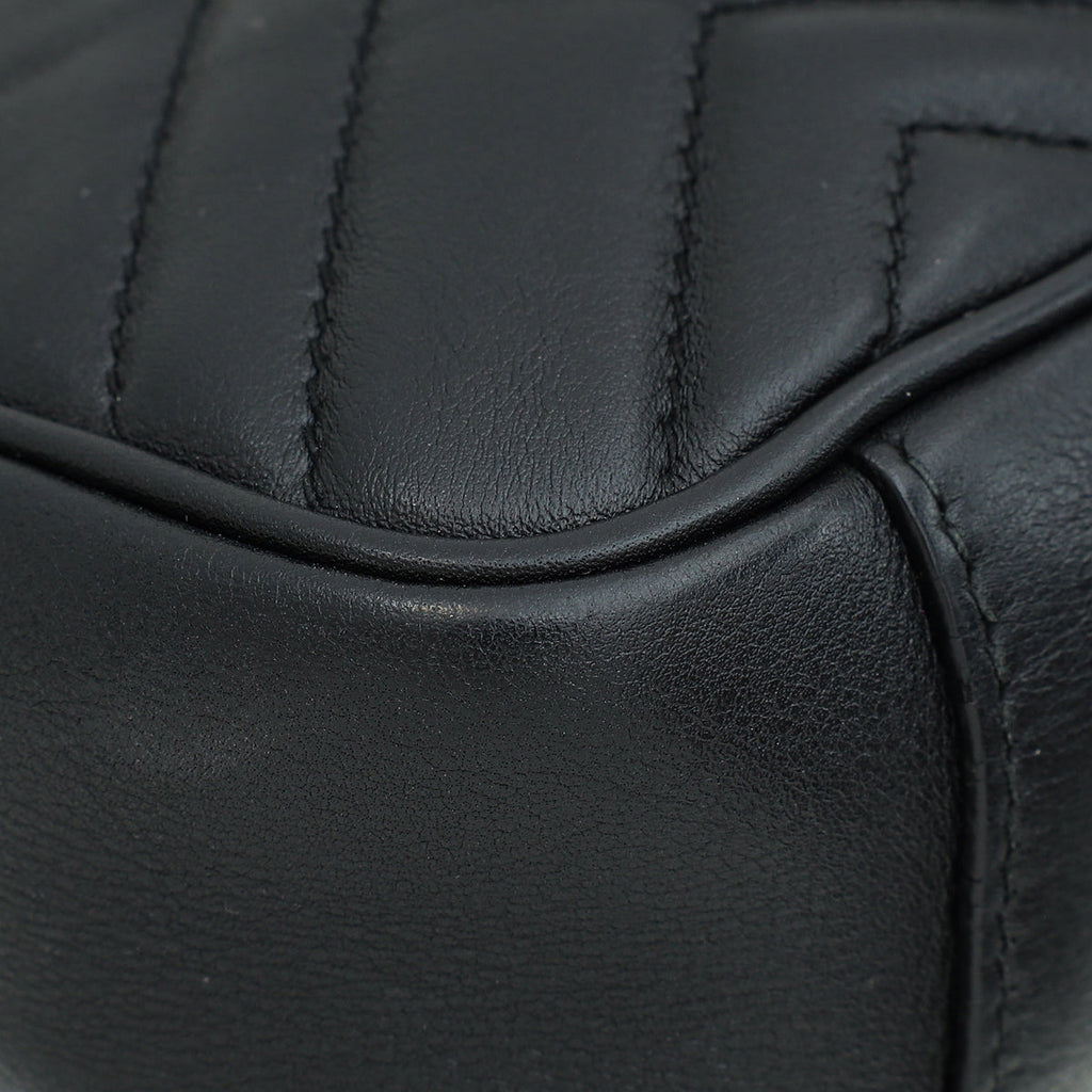 Gucci Black GG Marmont Mini Shoulder Bag