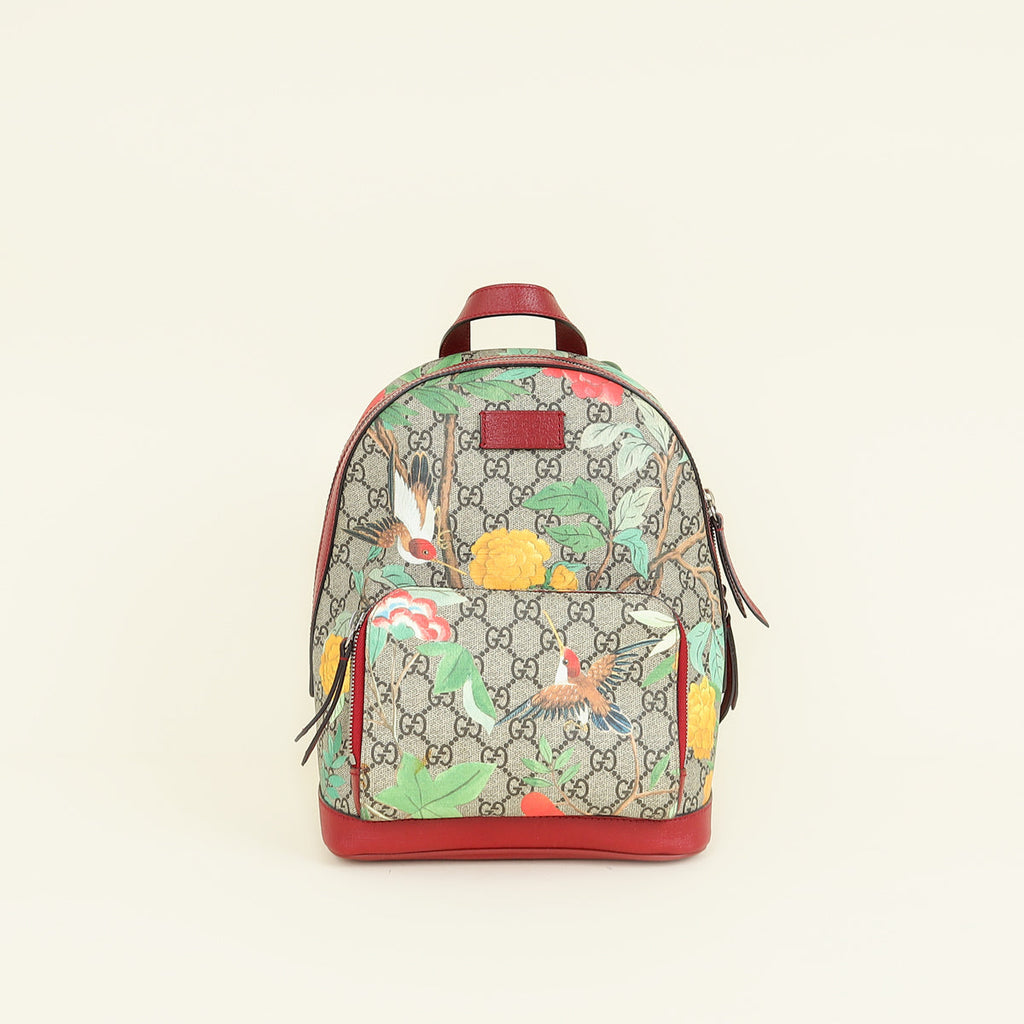 Gucci Multicolor Tian GG Supreme Small Backpack Bag