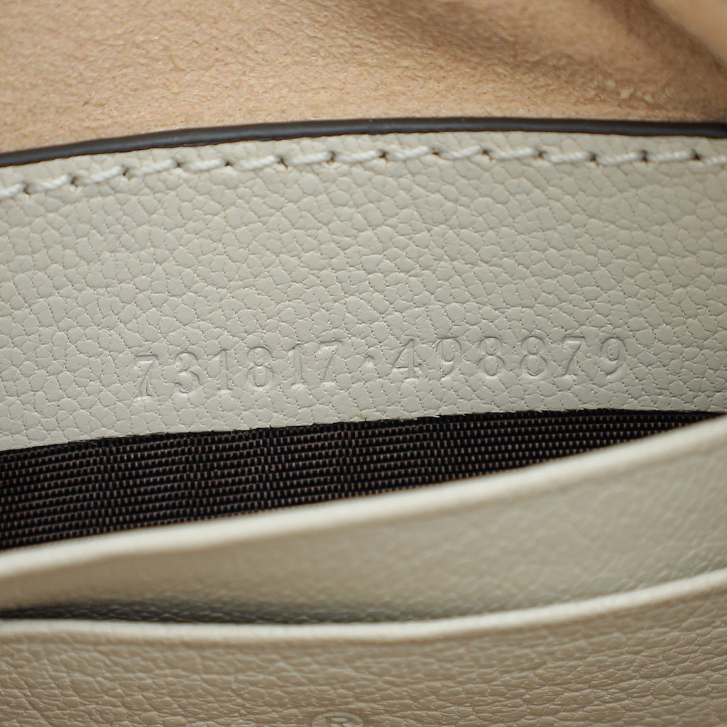 Gucci White Aphrodite Small Shoulder Bag