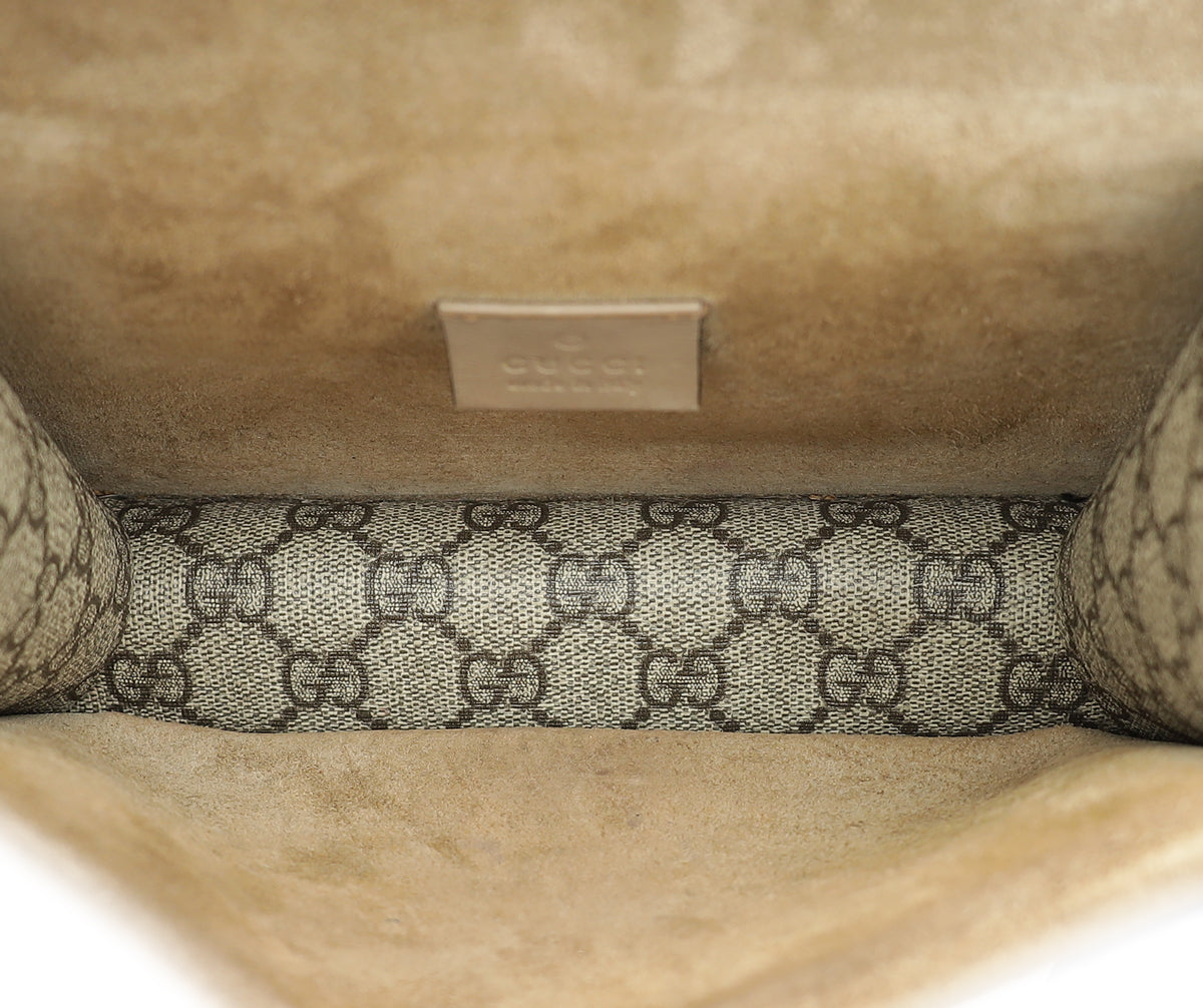 Gucci Bicolor GG Supreme Dionysus Small Shoulder Bag