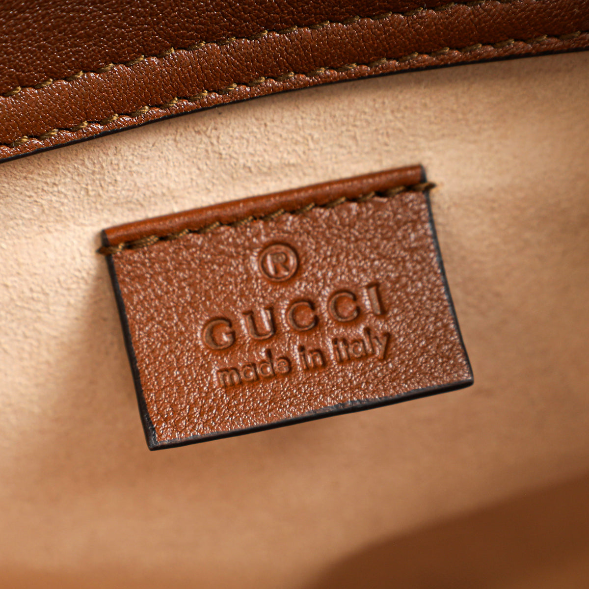 Gucci Brown Mini Diana Tote Bag