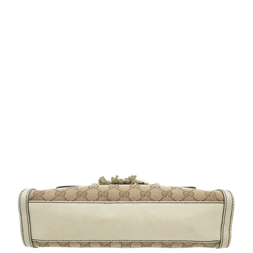 Gucci Bicolor GG Emily Medium Shoulder Bag
