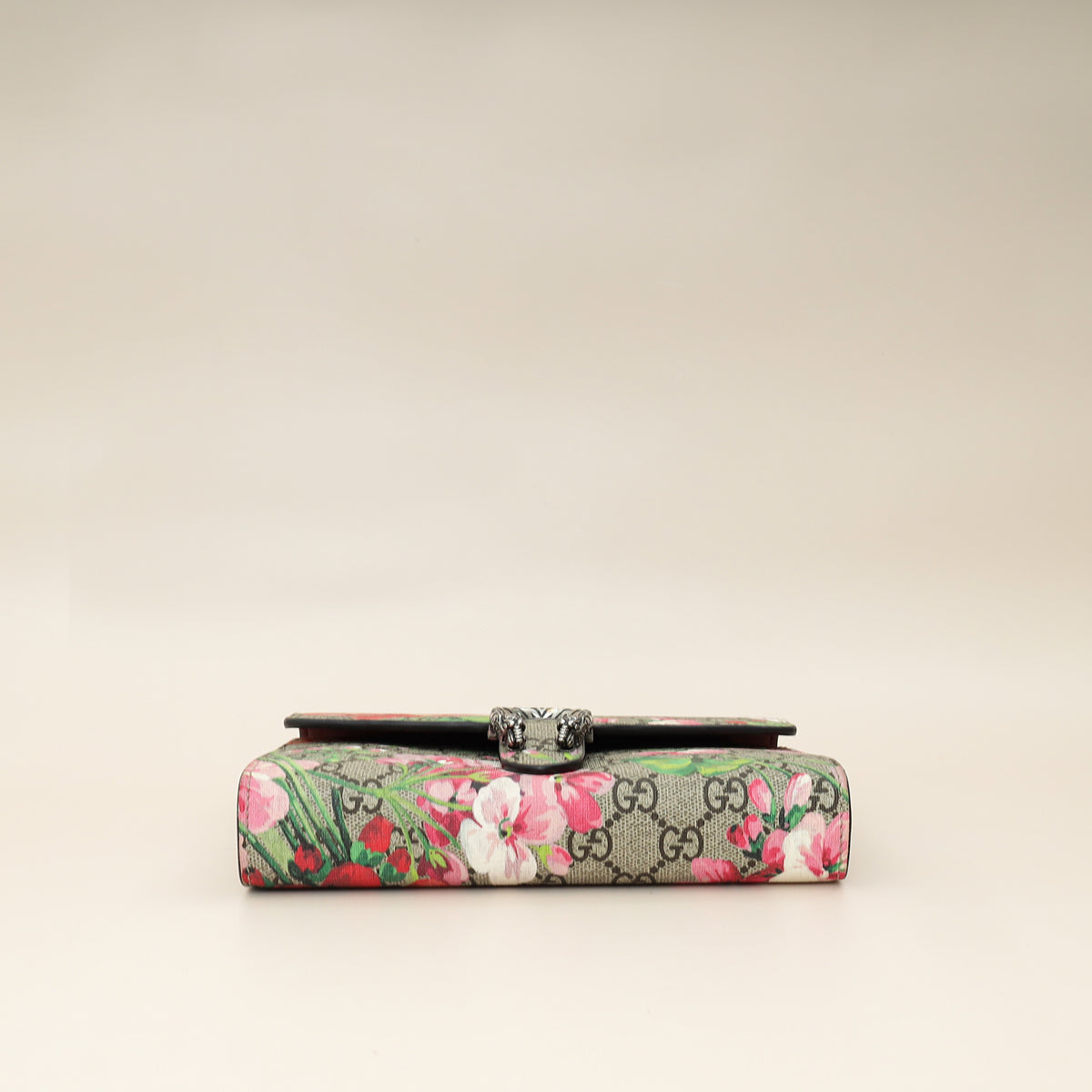 Gucci Ebony Multicolor GG Supreme Blooms Mini Dionysus Chain Bag