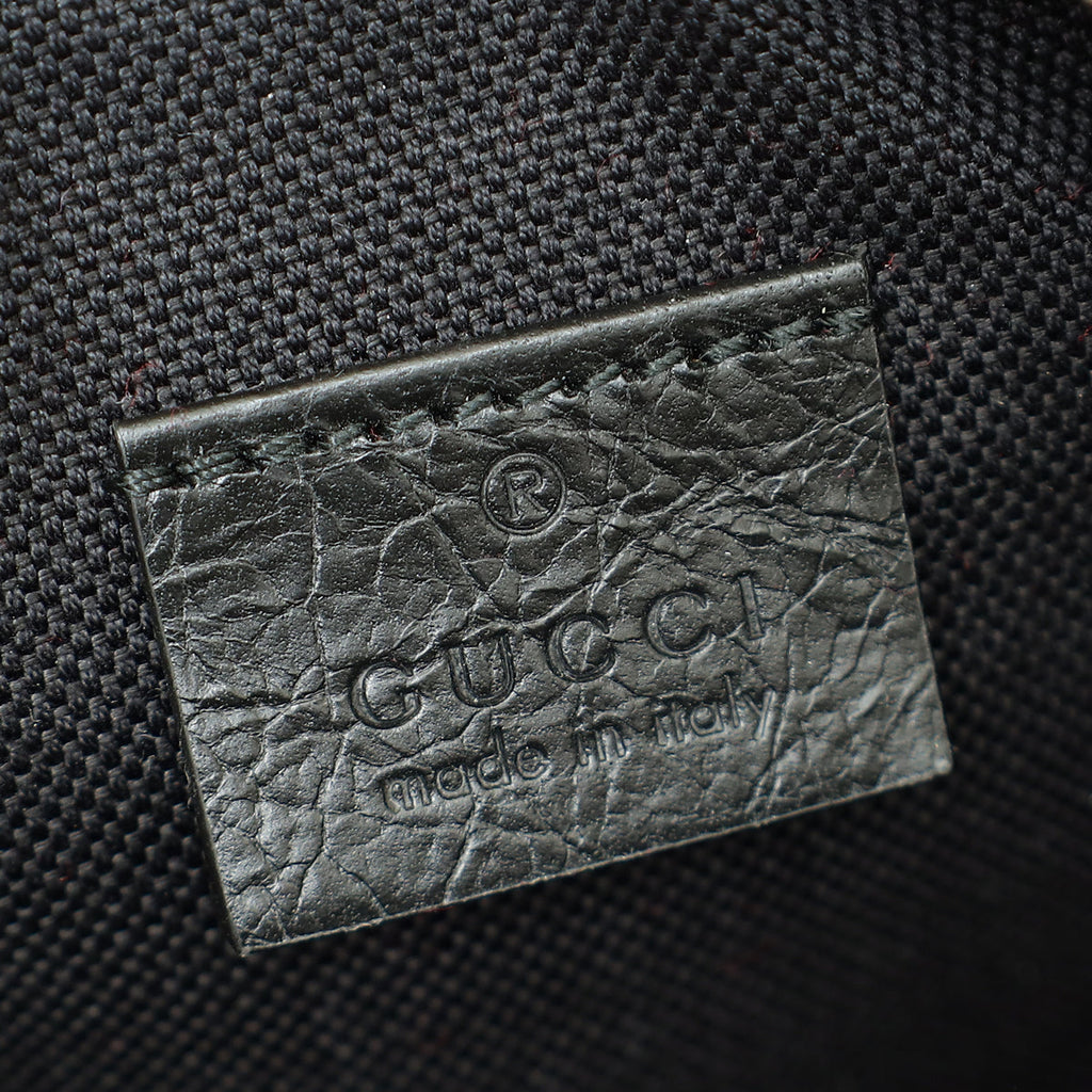 Gucci Black Cracked Morpheus Belt Bag