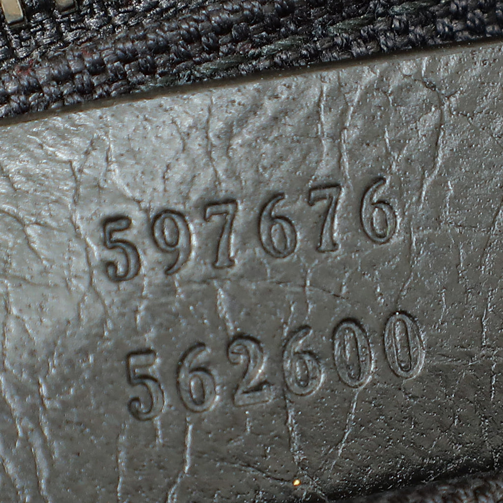 Gucci Black Cracked Morpheus Belt Bag